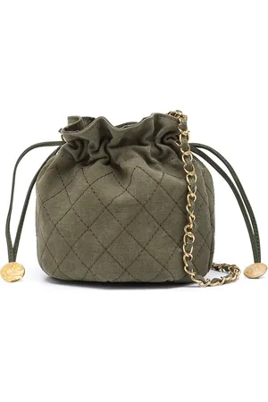 READYMADE Bolso bombonera con costura a rombos mini