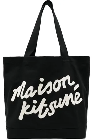 Maison Kitsuné Bolso shopper con logo estampado