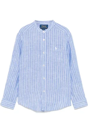 Ralph Lauren Camisa a rayas de lino