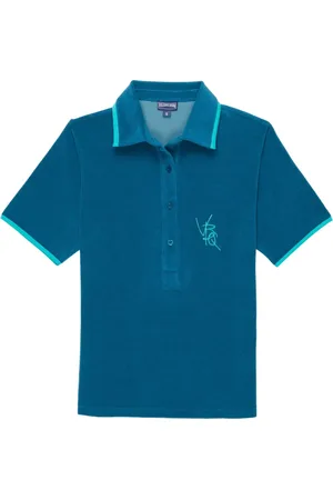 Vilebrequin Polo con logo bordado