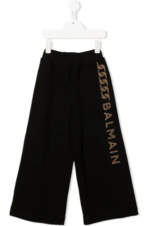 Balmain Pantalones con apliques y logo