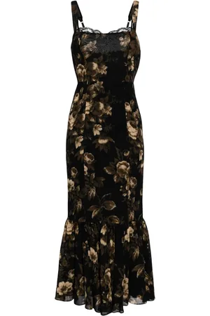 Reformation Vestido Irisa con motivo floral