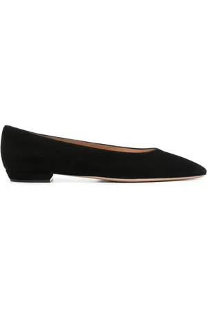 Gianvito Rossi Bailarinas de piel de nobuk