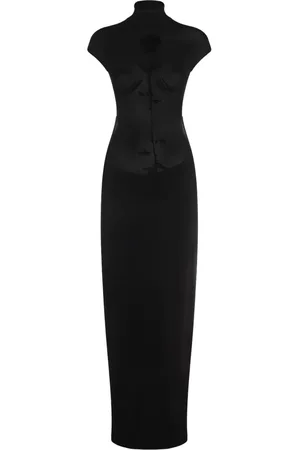 Jean Paul Gaultier Vestido midi con estampado floral