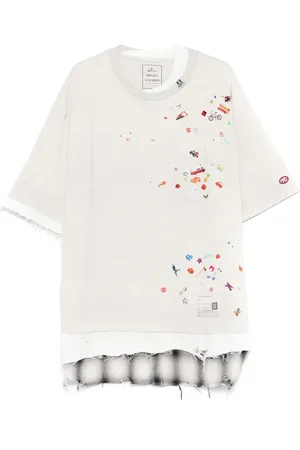 Maison Mihara Yasuhiro Camiseta a capas