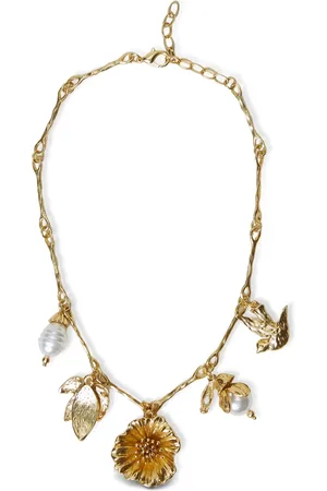 Twin-Set Collar con charm floral