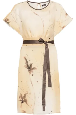 PESERICO SIGN Vestido midi estampado
