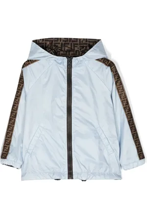 Fendi Chaqueta con capucha y motivo FF