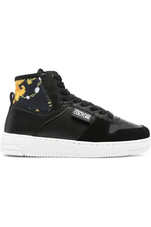 VERSACE Zapatillas altas con panel Barocco