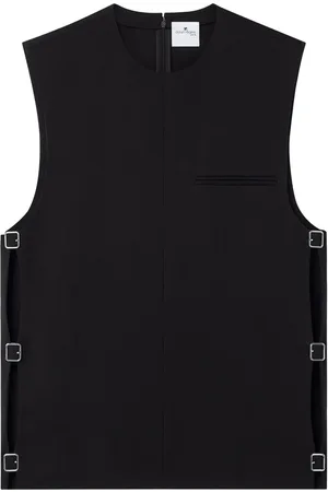 Courrèges Top con detalle de hebilla
