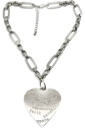 JENNIFER GIBSON JEWELLERY Collar Edouard Ramboud Heart Message 1980