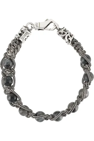 EMANUELE BICOCCHI Pulsera con cuentas y cadena