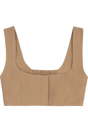 LE KASHA Top de lino sin mangas