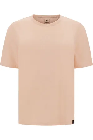 Boggi Milano Camiseta de tejido jersey y lino