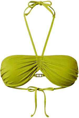 Twin-Set Top de bikini estilo bandeau