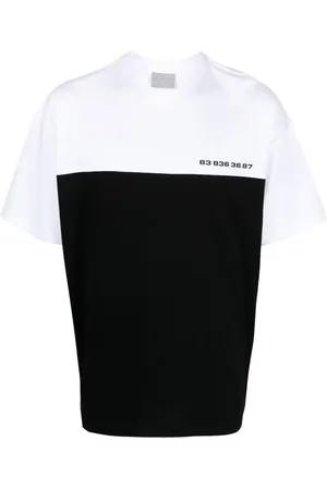 VTMNTS Camiseta con motivo de número