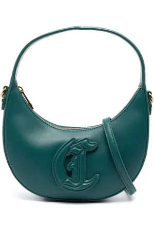 Roberto Cavalli Bolso shopper con aplique del logo