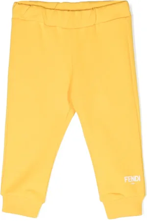 Fendi Pantalones de chándal con logo estampado