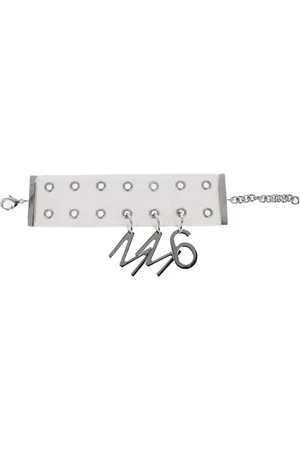 Maison Margiela Pulsera con charm del logo