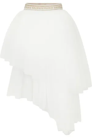 Balmain Falda midi asimétrica