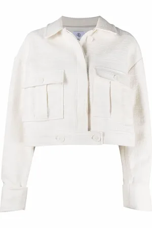 ANINE BING Chaqueta corta texturizada