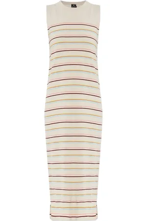 Paul Smith Vestido midi a rayas
