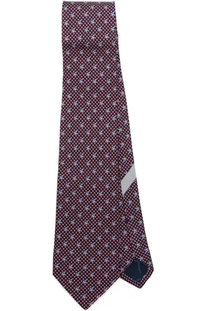 Salvatore Ferragamo Corbata con ardilla estampada