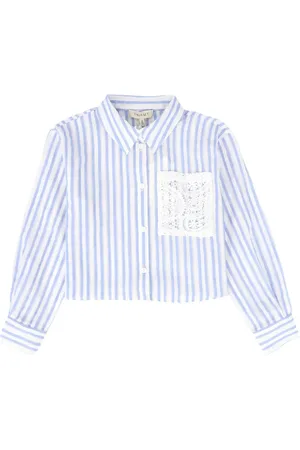 Twin-Set Camisa corta a rayas