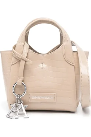 Emporio Armani Bolso shopper con charm del logo