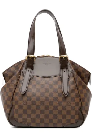 LOUIS VUITTON Bolso de hombro Verona MM con lona Damier Ebene característica 2011