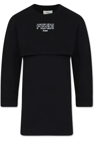 Fendi Vestido con logo bordado