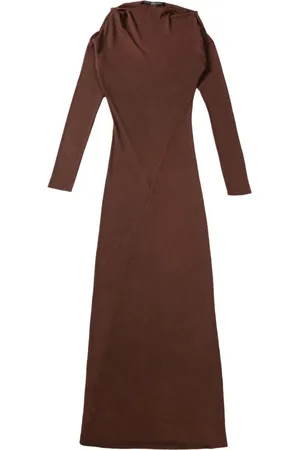 Cortana Vestido midi con hombros descubiertos
