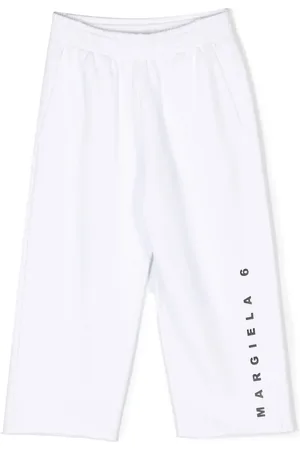 Maison Margiela Pantalones con logo estampado
