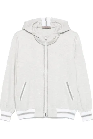 D.EXTERIOR Sudadera con capucha y motivo de espiga