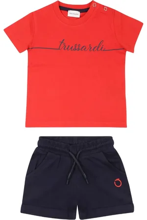 Trussardi Set de pantalones cortos con logo estampado