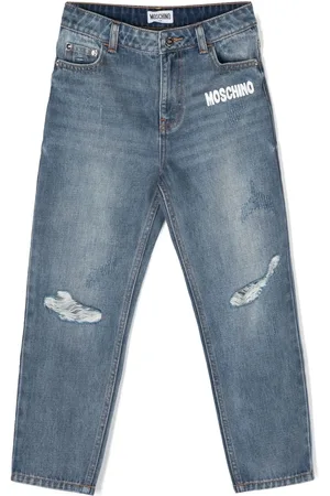 Moschino Vaqueros rectos con logo estampado