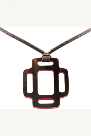 Hermès Collar con colgante Rhythm Buffalo Horn 20st Century