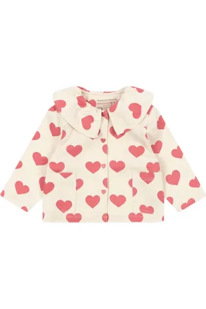 Konges Sløjd Chaqueta con corazón estampado