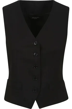 Max Mara Chaleco de vestir con botones
