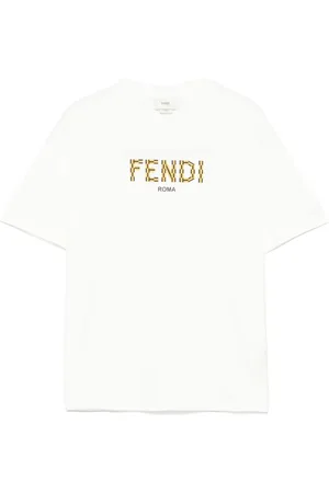 Fendi Camiseta con sello del logo