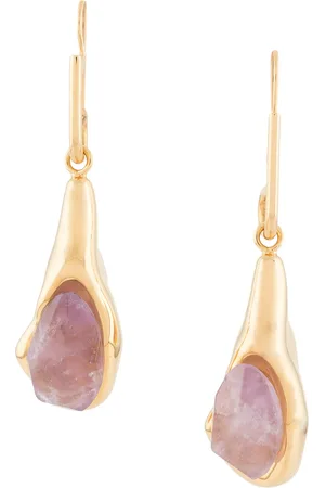 Marni Pendientes con colgante de piedra