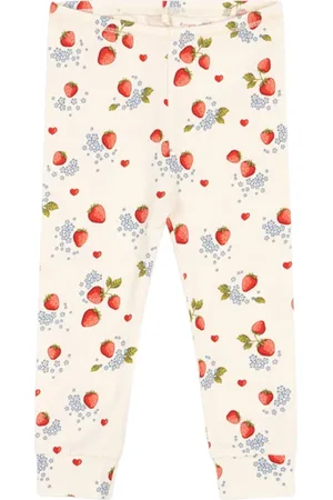 Konges Sløjd Strawberry-print trousers