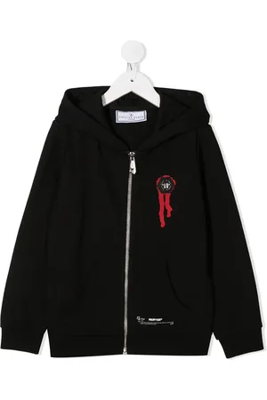 Philipp Plein Sudadera con capucha de manga larga
