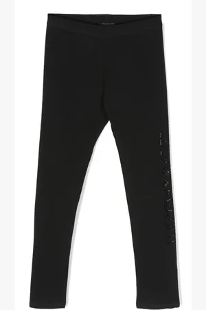 VERSACE Leggins con detalles de cristales
