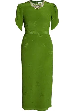 Erdem Vestido midi con manga farol