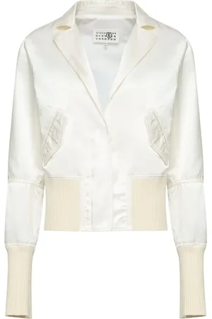 Maison Margiela Chaqueta bómber con acabado satinado