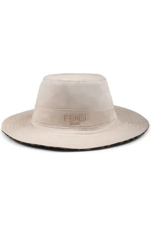 Fendi Sombrero de pescador con parche Fox