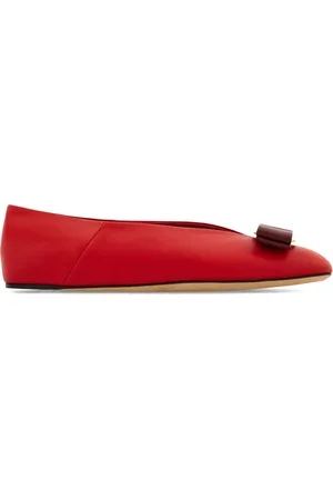 Salvatore Ferragamo Bailarinas Vara con detalle de lazo