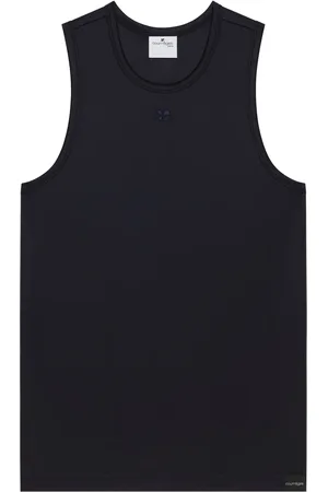 Courrèges Top sin mangas de fútbol