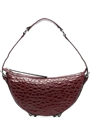 By Far Bolso de hombro con efecto de piel de cocodrilo